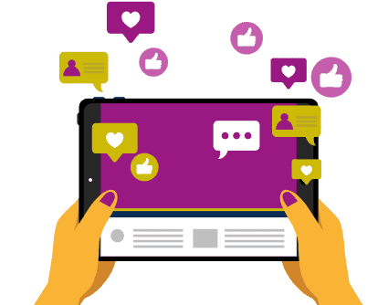 Gestão e interação com os seguidores