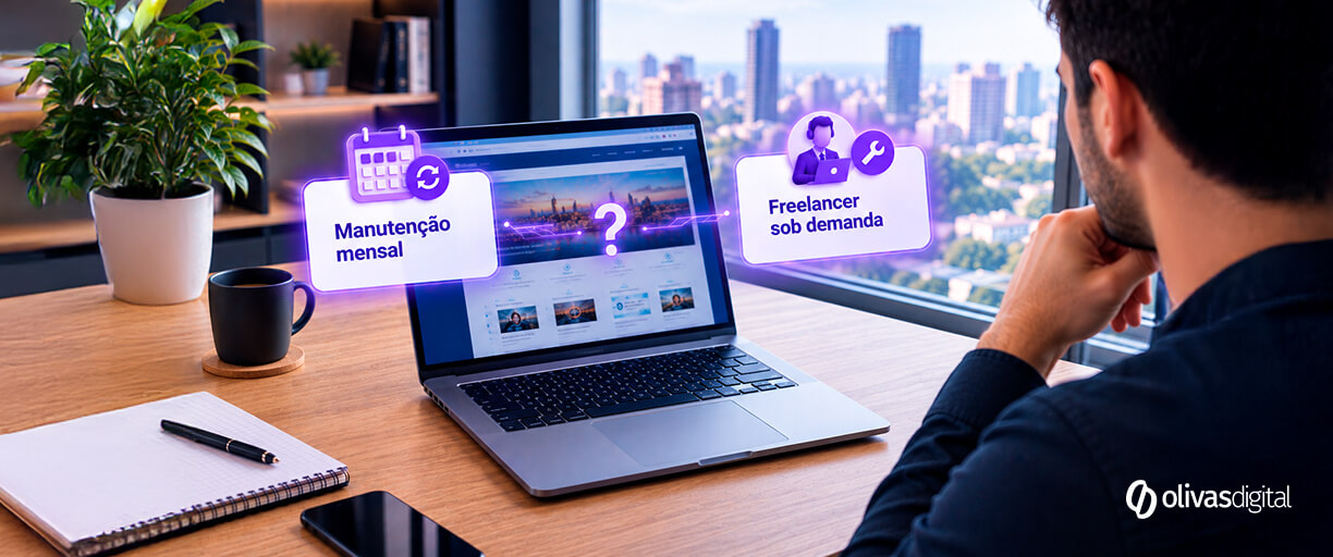 Manutenção mensal ou freelancer sob demanda: o que faz sentido para o seu site?